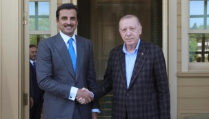 Cumhurbaşkanı Erdoğan, Katar Emiri'ni kabul etti
