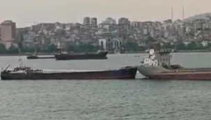 Kartal açıklarında iki gemi çarpıştı