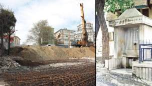 Tarihi çeşmeyi yıktılar! Kentsel dönüşüm kurbanı
