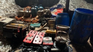 Van'daki operasyonda 150 kilogram amonyum nitrat ele geçirildi