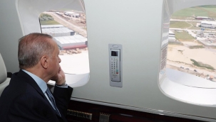 Cumhurbaşkanı Erdoğan'dan sel felaketinden etkilenen Ankara'da inceleme