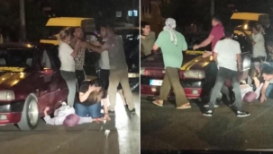Gaziantep’te hamile kadın bayıldı! Sürücüler kavgaya devam etti