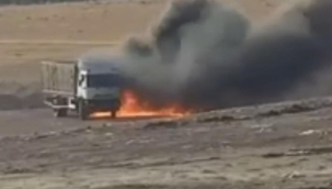 İçişleri Bakanlığı duyurdu: Suriye'de bomba yüklü kamyon imha edildi