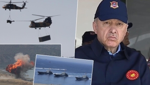 İzmir'de nefes kesen Efes-2022 Tatbikatı! Cumhurbaşkanı Erdoğan da katılıyor