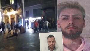 Taksim’de korkunç cinayet kamerada: Kalbinden bıçaklanarak öldürüldü