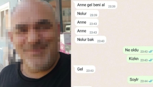 14 yaşındaki kızına taciz iddiası! Annesine attığı mesajlarla ortaya çıktı
