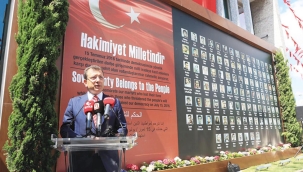 İBB önünde anma töreni