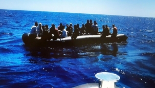 Marmaris’te 24 düzensiz göçmen kurtarıldı