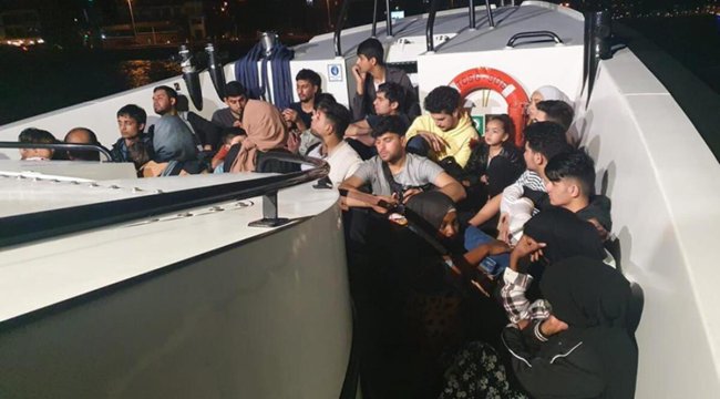 81 ildeki 'Huzur' uygulamasında 1414 kaçak göçmen, 25 organizatör yakalandı