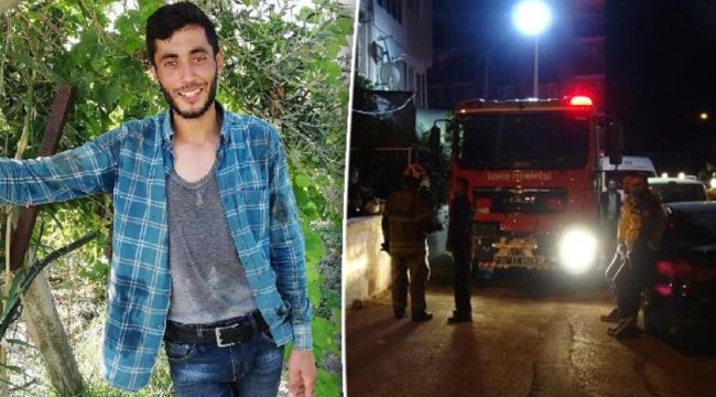 İzmir'de yangın: Dumandan etkilenen genç yaşamını yitirdi