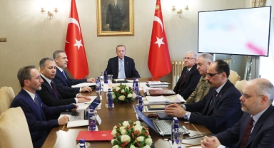 Cumhurbaşkanı Erdoğan başkanlığında güvenlik toplantısı başladı