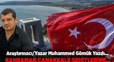 Kahraman Çanakkale şehitlerine...